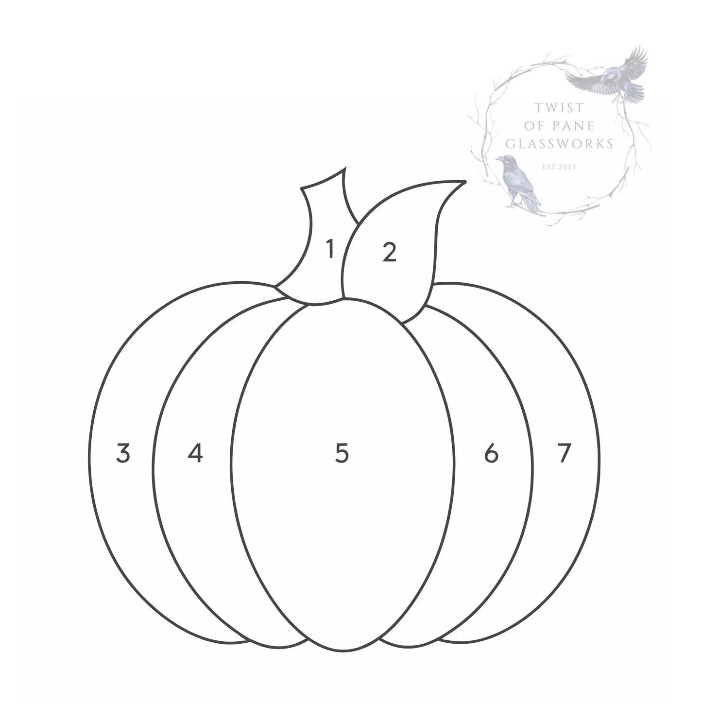 02 Simple Pumpkin Suncatcher