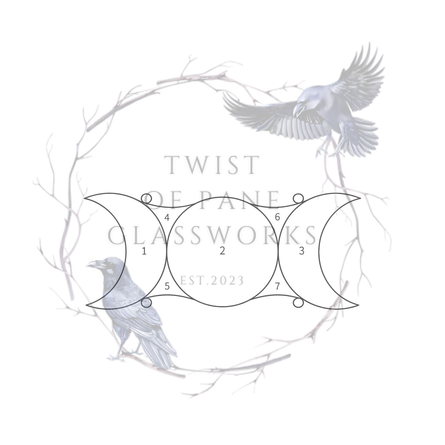 06 Triple Goddess Moon Suncatcher