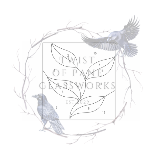 08 Botanical Leaves Panel
