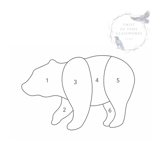 12 Simple Bear Suncatcher