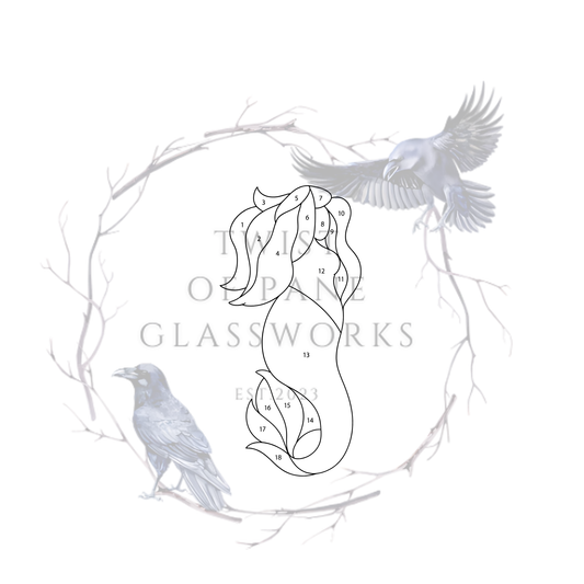 Chubby Mermaid Suncatcher